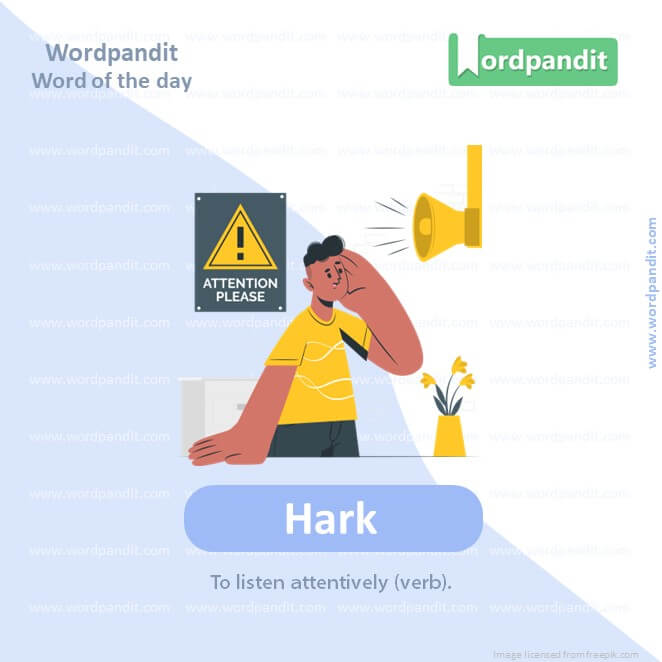 Hark Vocabulary Picture