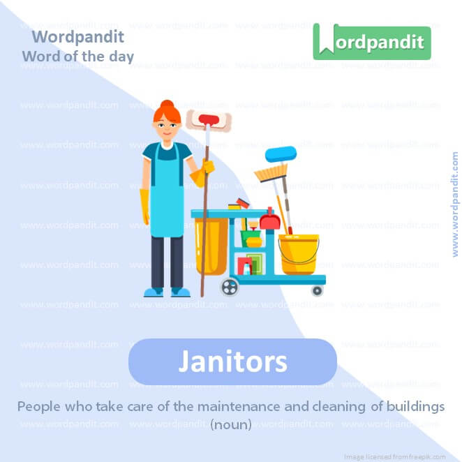 Janitors Picture Vocabulary