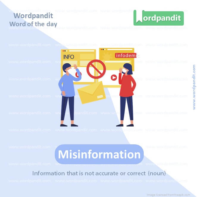 Misinformation Picture Vocabulary