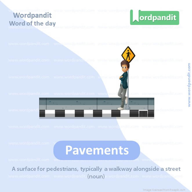 Pavements Picture Vocabulary