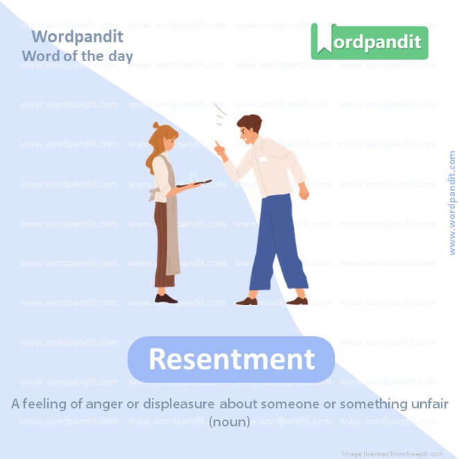Resentment Picture Vocabulary