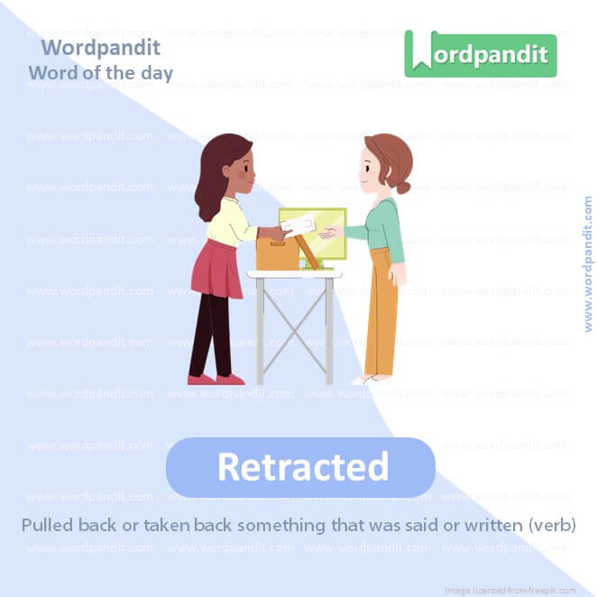 Retracted Picture Vocabulary