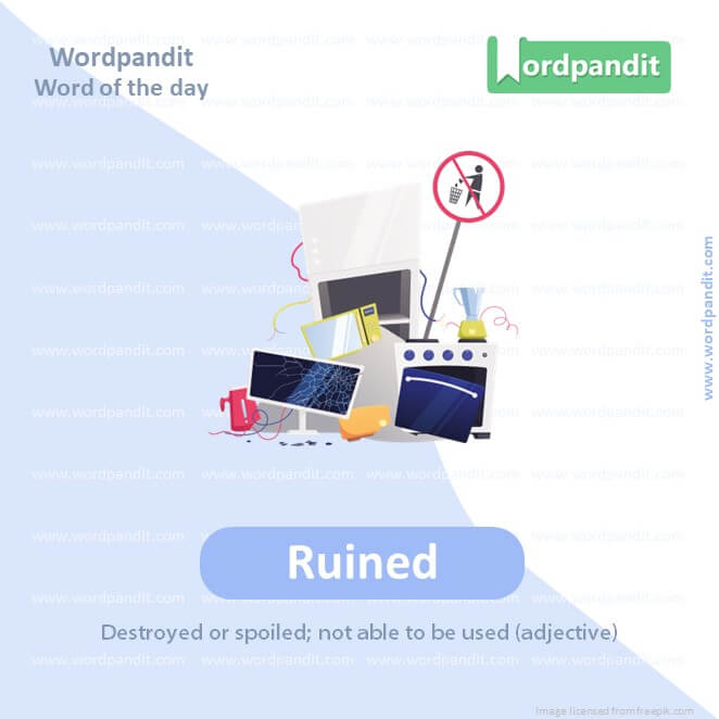 Ruined Picture Vocabulary