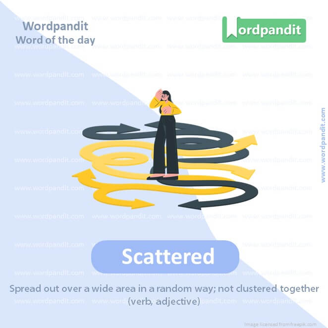 Scattered Picture Vocabulary