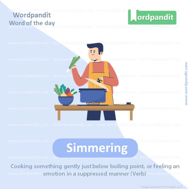 Simmering Picture Vocabulary