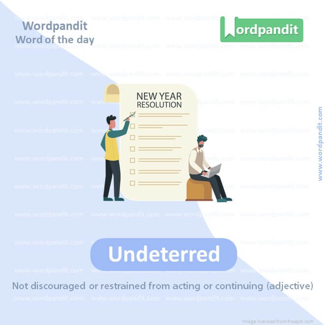 Undeterred Picture Vocabulary