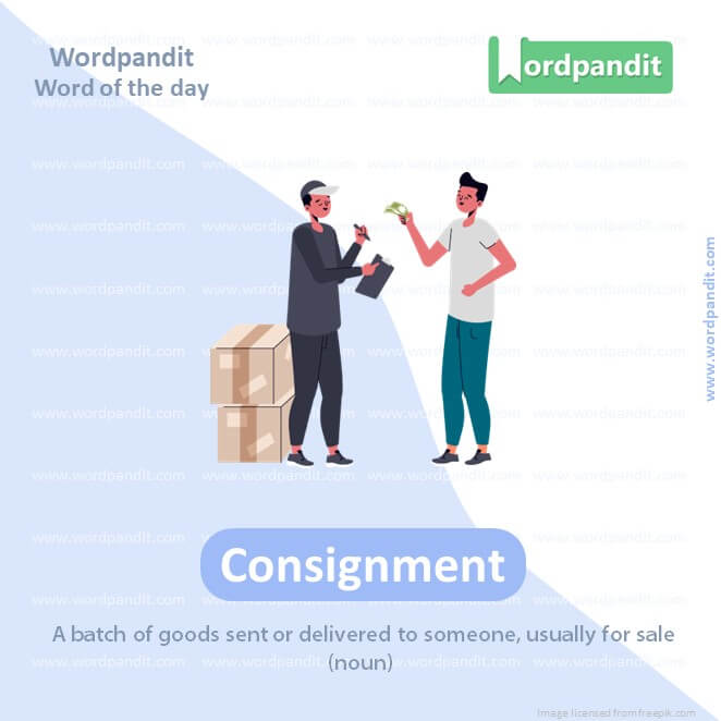 Consignment Picture Vocabulary