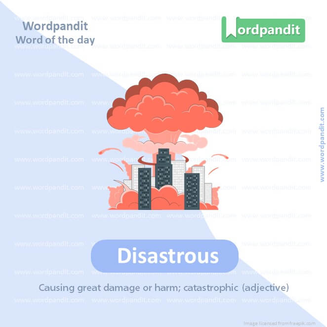 Disastrous Picture Vocabulary