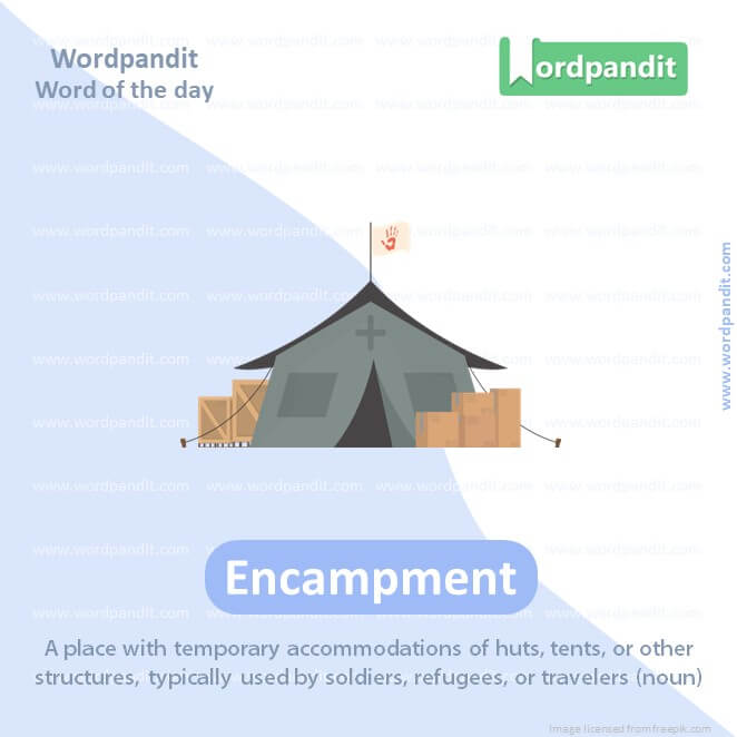 Encampment Picture Vocabulary