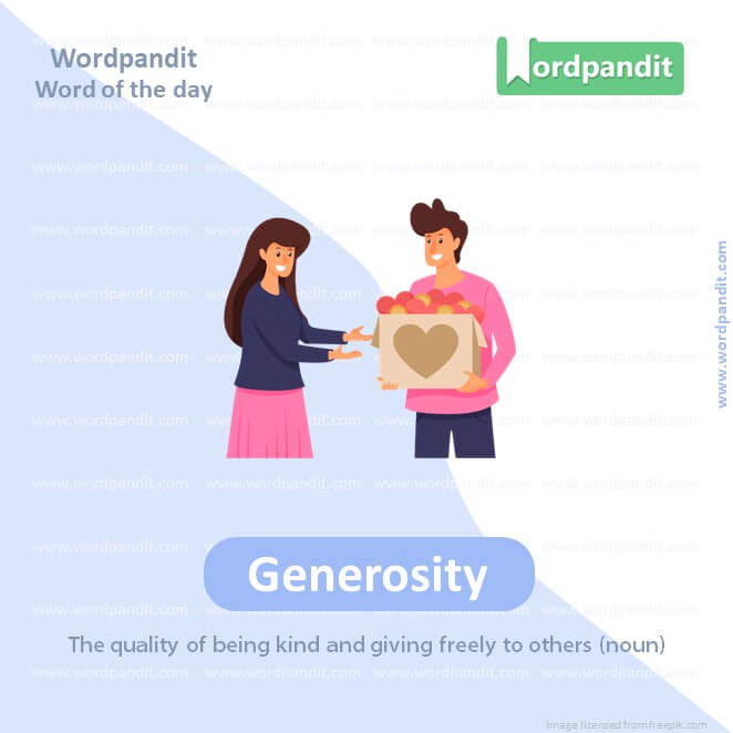 Generosity Picture Vocabulary