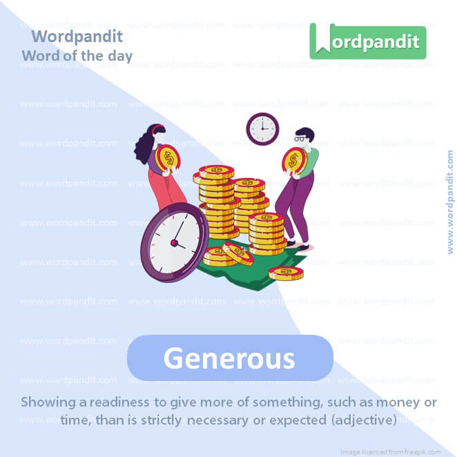 Generous Picture Vocabulary