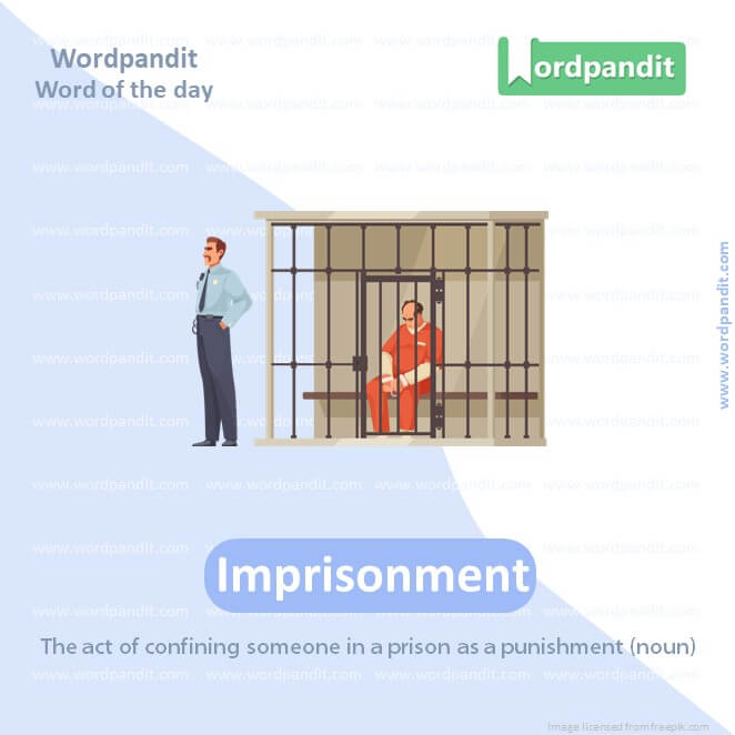 Imprisonment Picture Vocabulary