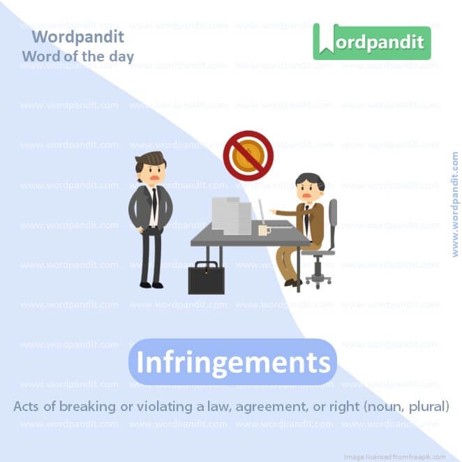Infringements Picture Vocabulary
