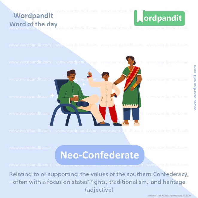 Neo Confederate Picture Vocabulary
