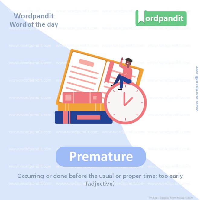 Premature Picture Vocabulary