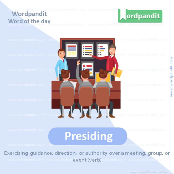 Presiding Picture Vocabulary