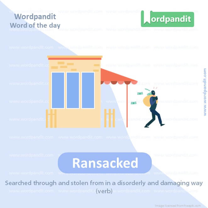 Ransacked Picture Vocabulary