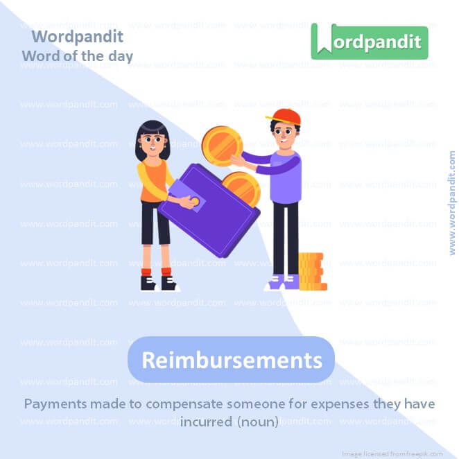 Reimbursements Picture Vocabulary