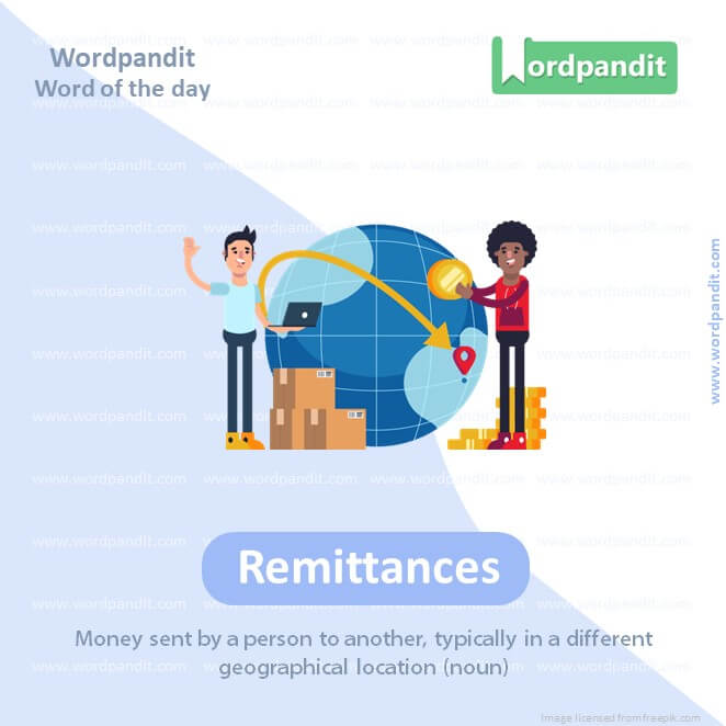 Remittances Picture Vocabulary