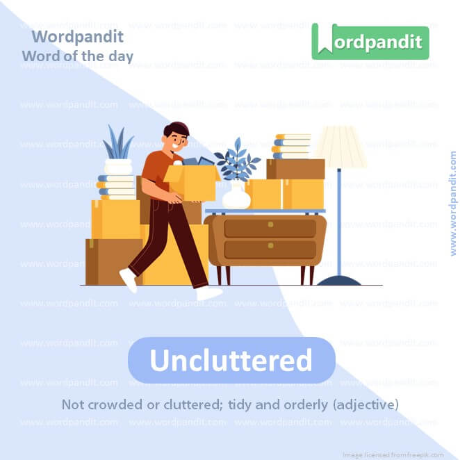Uncluttered Picture Vocabulary