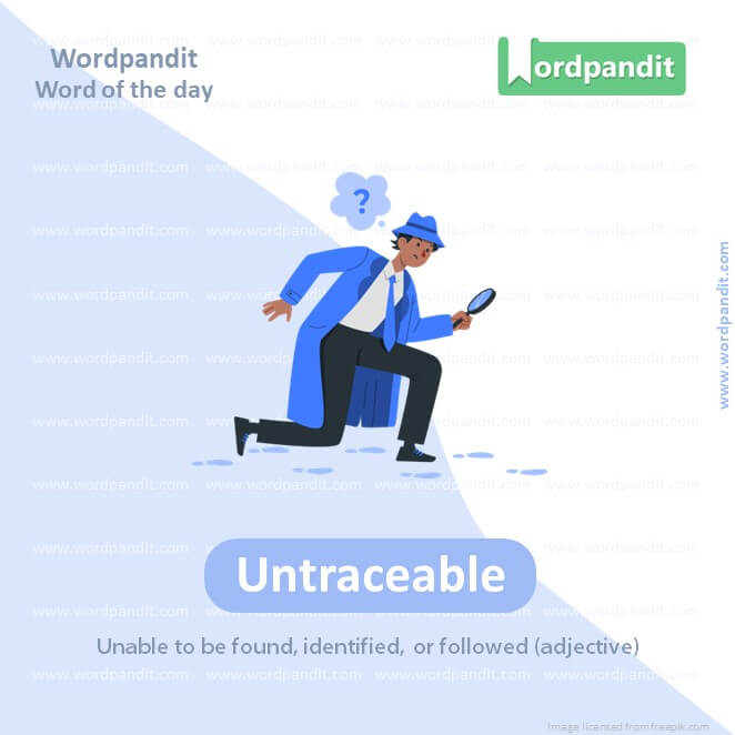 Untraceable Picture Vocabulary