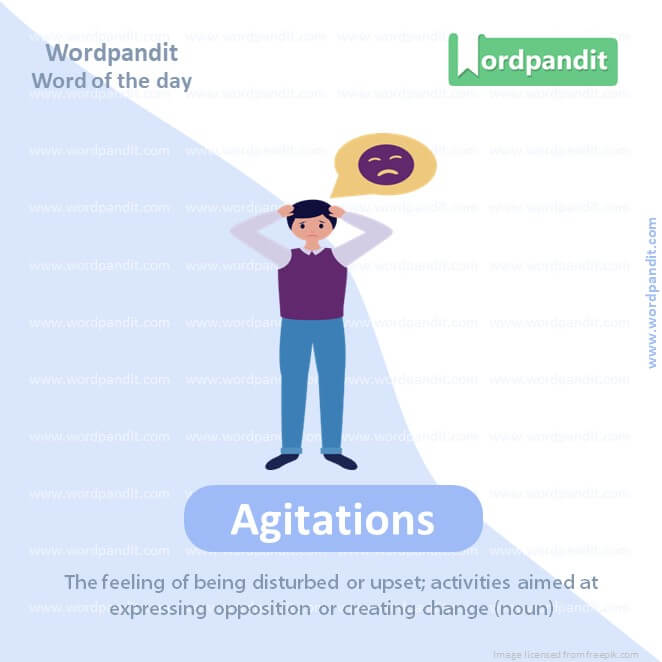 Agitations Picture Vocabulary