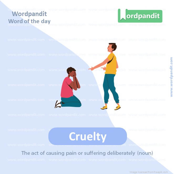 Cruelty Picture Vocabulary