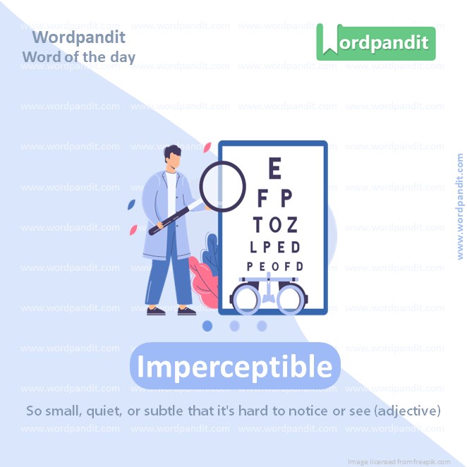 Imperceptible Picture Vocabulary