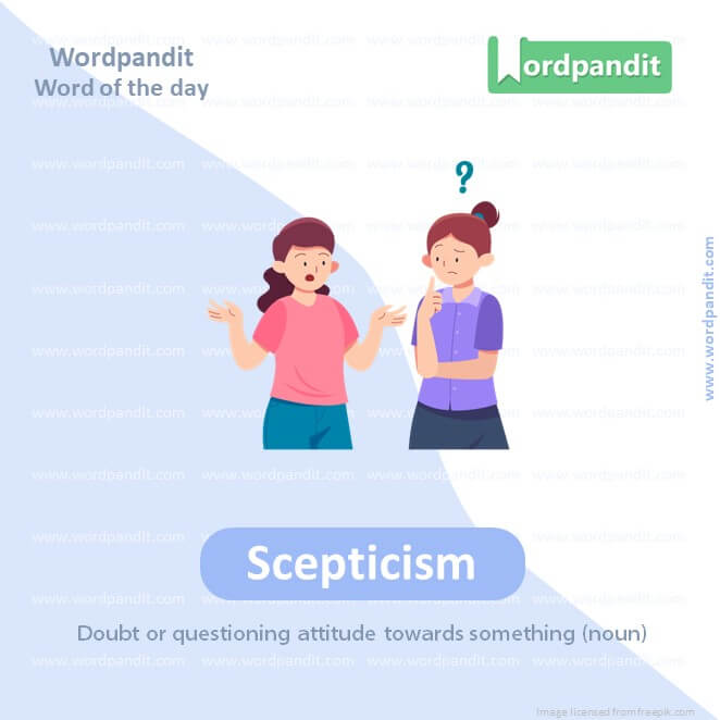 Scepticism Picture Vocabulary