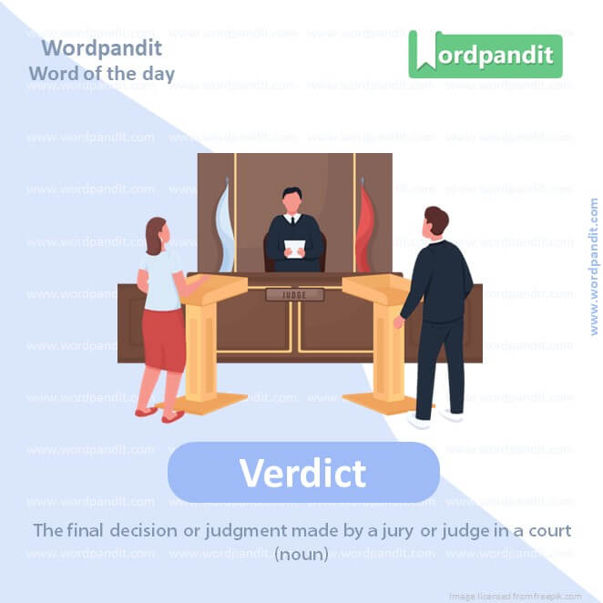 Verdict Picture Vocabulary
