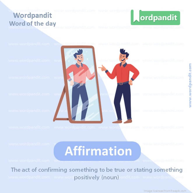 Affirmation Picture Vocabulary