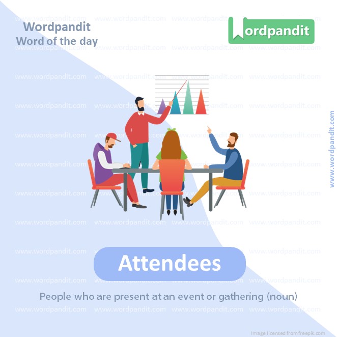 Attendees Picture Vocabulary