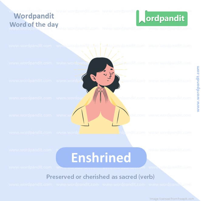Enshrined Picture Vocabulary