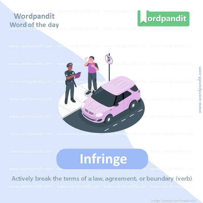 Infringe Picture Vocabulary