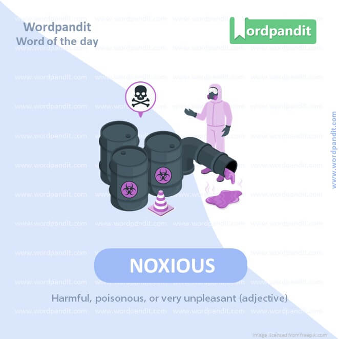 Noxious Picture Vocabulary