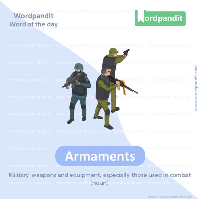 Armaments Picture Vocabulary