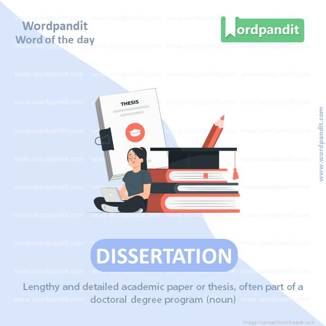 dissertation vocabulary words