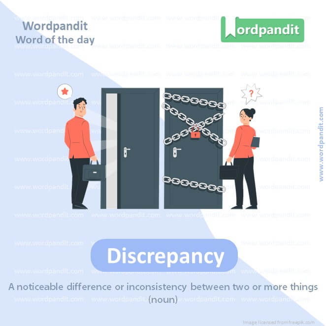 Discrepancy Picture Vocabulary