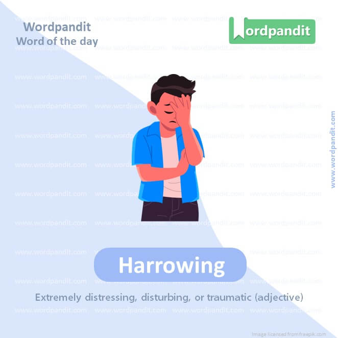 Harrowing Picture Vocabulary