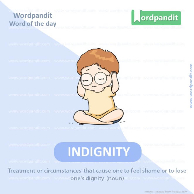 Indignity Picture Vocabulary