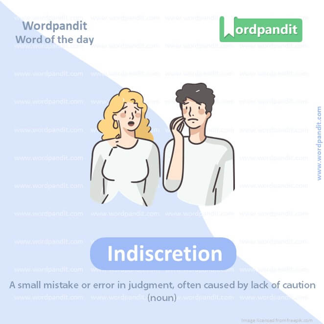 Indiscretion Picture Vocabulary