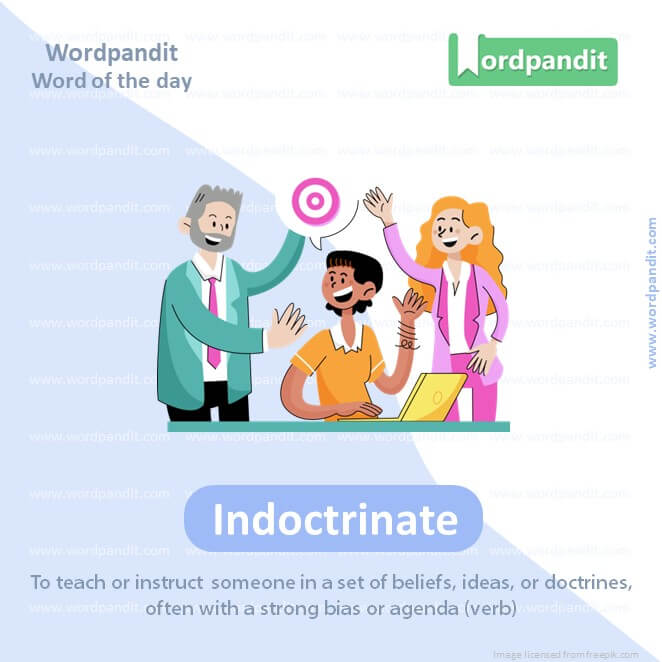 Indoctrinate Picture Vocabulary