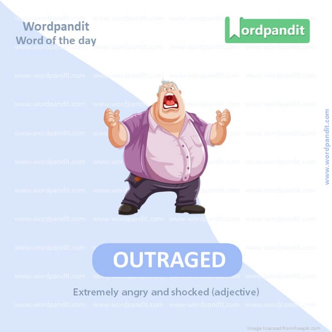 Outraged Picture Vocabulary
