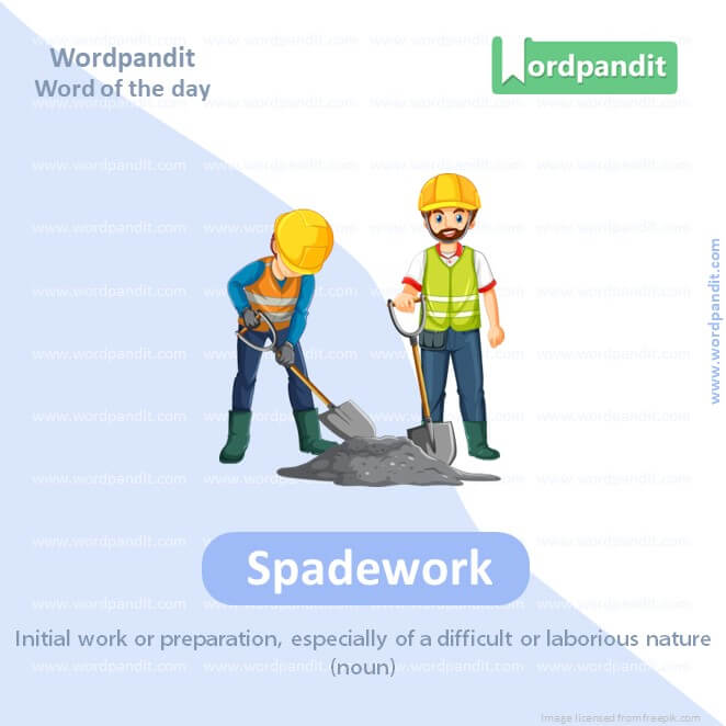 Spadework Picture Vocabulary