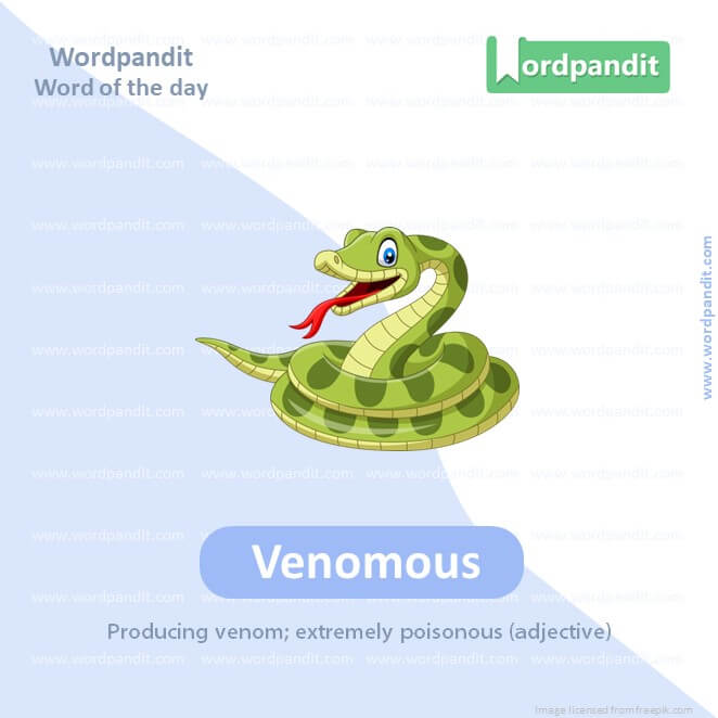 Venomous Picture Vocabulary