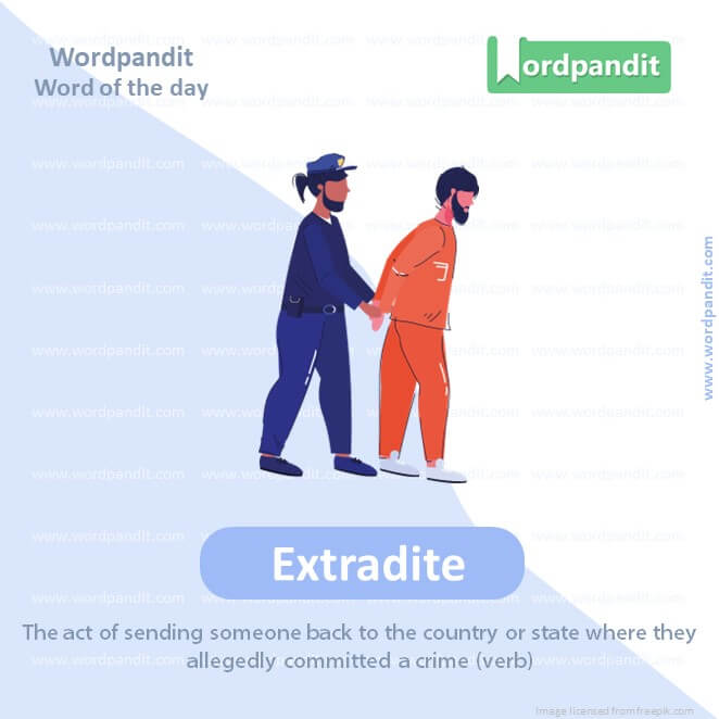 Extradite Picture Vocabulary