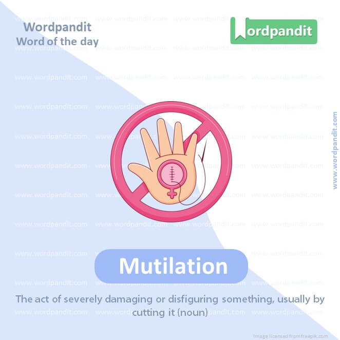 Mutilation Picture Vocabulary