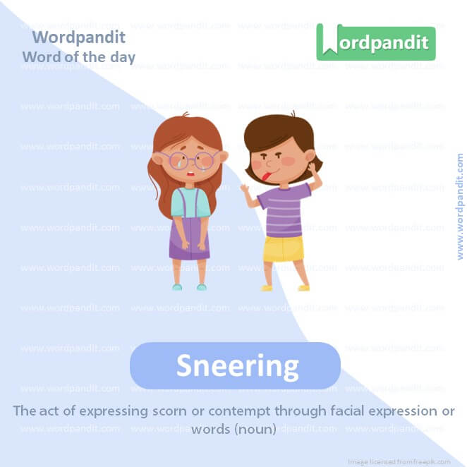 Sneering Picture Vocabulary