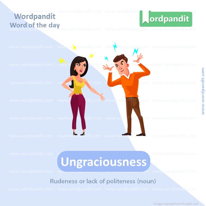 Ungraciousness Picture Vocabulary
