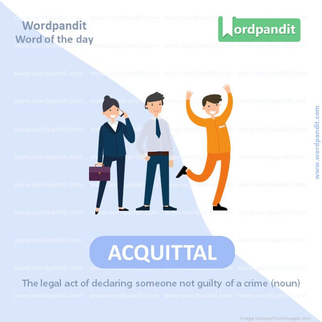 Acquittal Picture Vocabulary